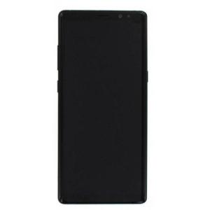 OLED Assembly With Frame Compatible for Samsung Galaxy Note 9 (Premium) (Original Size) - Midnight Black