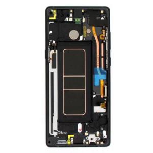 LCD Assembly With Frame Compatible for Samsung Galaxy Note 9 (Aftermarket) - Midnight Black