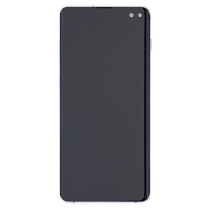 OLED Assembly With Frame Compatible for Samsung Galaxy S10 Plus (Refurbished) - Prism White