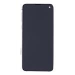OLED Assembly With Frame Compatible for Samsung Galaxy S10E (Refurbished) - Prism White