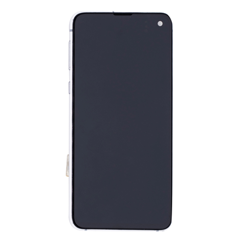 OLED Assembly With Frame Compatible for Samsung Galaxy S10E (Refurbished) - Prism White