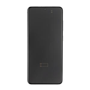 LCD Assembly With Frame Compatible for Samsung Galaxy S20 (Aftermarket) - Cosmic Grey