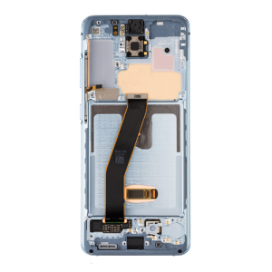 OLED Assembly With Frame Compatible for Samsung Galaxy S20 5G (Refurbished) - Cloud Blue