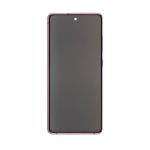 OLED Assembly With Frame Compatible for Samsung Galaxy S20 FE 5G (Refurbished) - Cloud Lavender