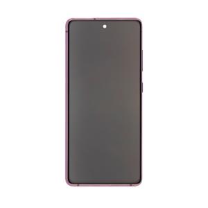 OLED Assembly With Frame Compatible for Samsung Galaxy S20 FE 5G (Refurbished) - Cloud Lavender