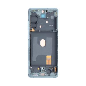 OLED Assembly With Frame Compatible for Samsung Galaxy S20 FE 5G (Refurbished) - Cloud Mint