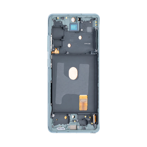 OLED Assembly With Frame Compatible for Samsung Galaxy S20 FE 5G (Refurbished) - Cloud Mint
