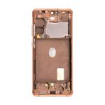 OLED Assembly With Frame Compatible for Samsung Galaxy S20 FE 5G (Refurbished) - Cloud Orange