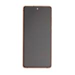 OLED Assembly With Frame Compatible for Samsung Galaxy S20 FE 5G (Refurbished) - Cloud Orange