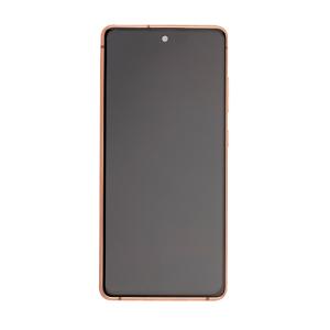 OLED Assembly With Frame Compatible for Samsung Galaxy S20 FE 5G (Refurbished) - Cloud Orange