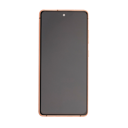 OLED Assembly With Frame Compatible for Samsung Galaxy S20 FE 5G (Refurbished) - Cloud Orange