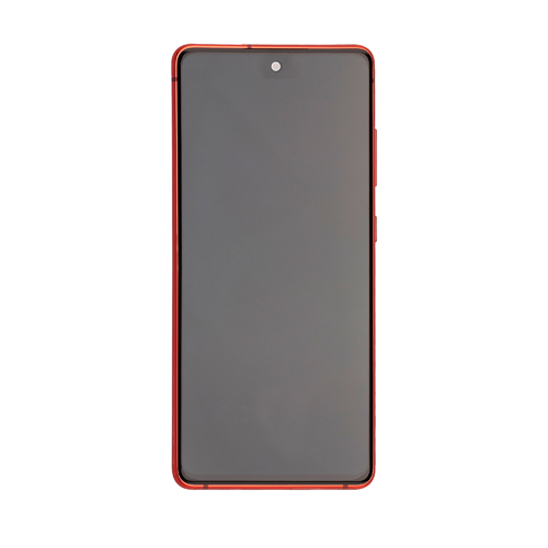 OLED Assembly With Frame Compatible for Samsung Galaxy S20 FE 5G (Refurbished) - Cloud Red