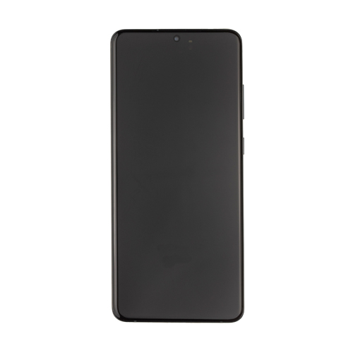 OLED Assembly With Frame Compatible for Samsung Galaxy S20 Ultra 5G (Premium) - Cosmic Black
