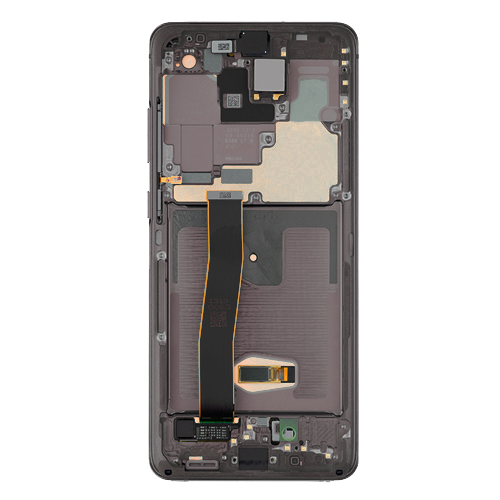 Service Pack - Battery and OLED Full Screen Compatible for Samsung Galaxy S20 Ultra 5G  - Cosmic Black