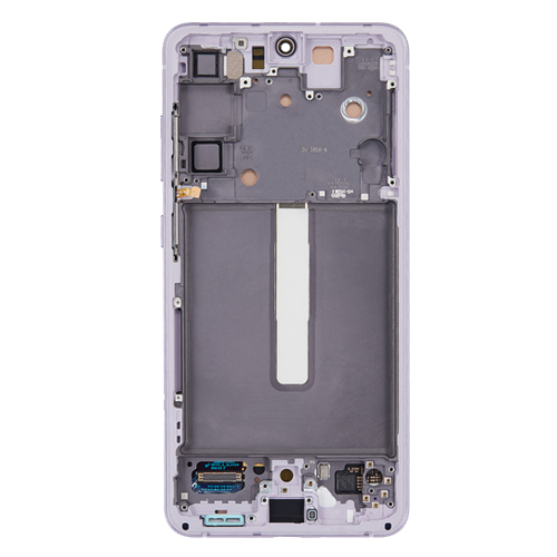 OLED Assembly With Frame Compatible for Samsung Galaxy S21 FE 5G (US Version) (Refurbished) - Lavender