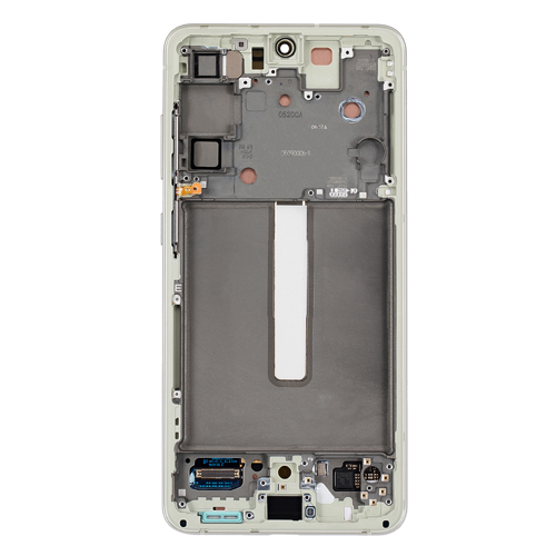 OLED Assembly With Frame Compatible for Samsung Galaxy S21 FE 5G (US Version) (Refurbished) - Olive