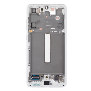 OLED Assembly With Frame Compatible for Samsung Galaxy S21 FE 5G (US Version) (Refurbished) - White