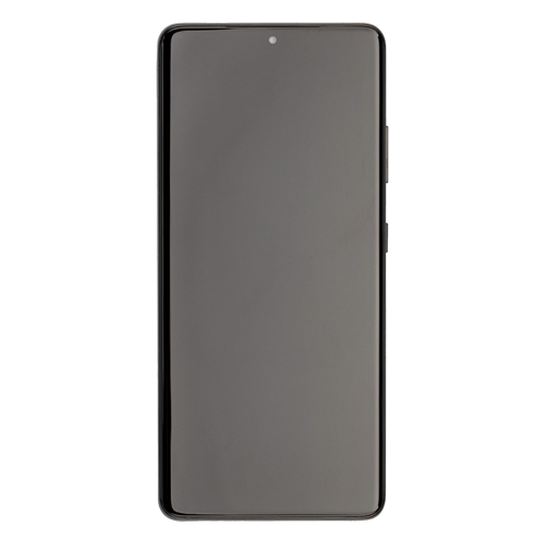 OLED Assembly With Frame Compatible for Samsung Galaxy S21 Ultra 5G (Premium) - Phantom Black