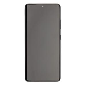 LCD Assembly With Frame Compatible for Samsung Galaxy S21 Ultra 5G (Aftermarket) - Phantom Black
