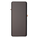OLED Assembly With Frame Compatible for Samsung Galaxy S21 Ultra 5G (Refurbished) - Phantom Silver