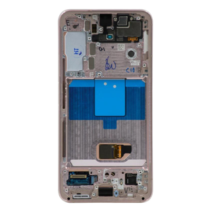 Service Pack - Battery and OLED Assembly With Frame Compatible for Samsung Galaxy S22 5G - Phantom Pink Gold