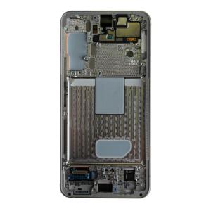 OLED Assembly With Frame Compatible for Samsung Galaxy S22 5G (Refurbished) - White