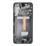 LCD Assembly With Frame Compatible for Samsung Galaxy S22 Plus 5G (Aftermarket) - Phantom Black