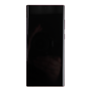 OLED Assembly With Frame Compatible for Samsung Galaxy S22 Ultra 5G (Refurbished) - Burgundy