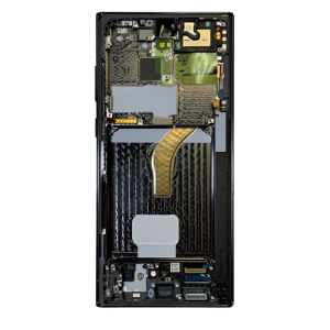 OLED Assembly With Frame Compatible for Samsung Galaxy S22 Ultra 5G (Premium) - Phantom Black