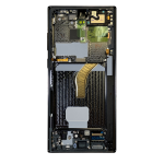 OLED Assembly With Frame Compatible for Samsung Galaxy S22 Ultra 5G (Premium) (120Hz) - Phantom Black