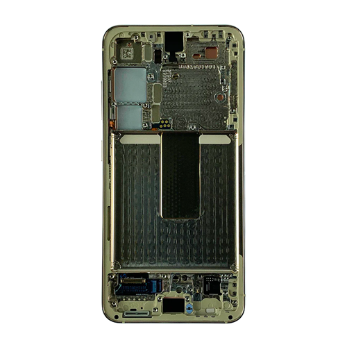 Service Pack - Battery and OLED Assembly With Frame Compatible for Samsung Galaxy S23 5G - Cream
