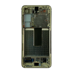 OLED Assembly With Frame Compatible for Samsung Galaxy S23 5G (Refurbished) - Cream