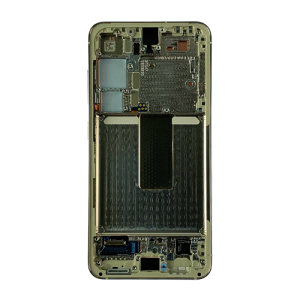 OLED Assembly With Frame Compatible for Samsung Galaxy S23 5G (Refurbished) - Cream