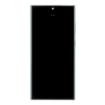 Service Pack - OLED Assembly With Frame Compatible for Samsung Galaxy S23 Ultra 5G - Phantom Black