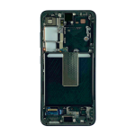 OLED Assembly With Frame Compatible for Samsung Galaxy S23 5G (Refurbished) - Phantom Black