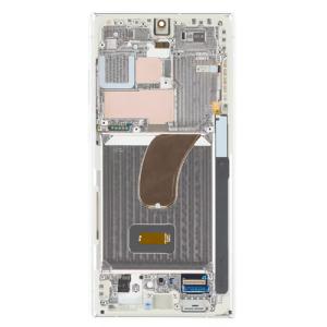 Service Pack - OLED Assembly With Frame Compatible for Samsung Galaxy S23 Ultra 5G - Cream
