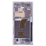 Service Pack - Battery and OLED Assembly With Frame Compatible for Samsung Galaxy S23 Ultra 5G - Lavender