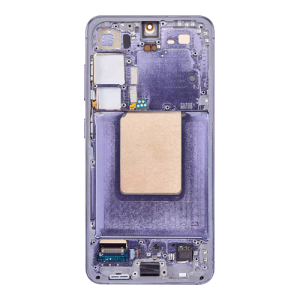 OLED Assembly With Frame Compatible for Samsung Galaxy S24 5G (Refurbished) - Cobalt Violet