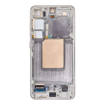 OLED Assembly With Frame Compatible for Samsung Galaxy S24 5G (Refurbished) - Jade Green