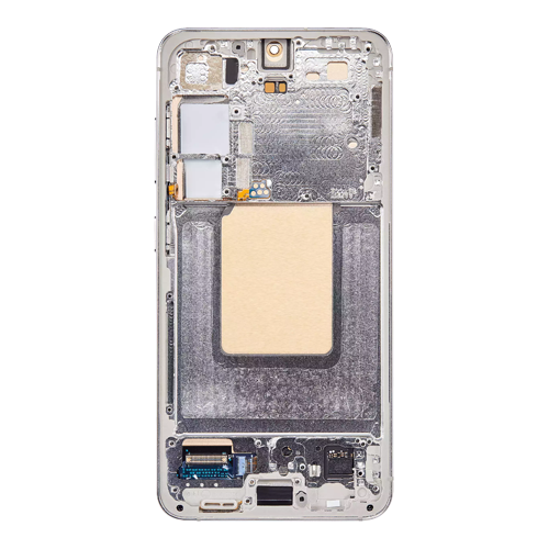 OLED Assembly With Frame Compatible for Samsung Galaxy S24 5G (Refurbished) - Marble Grey