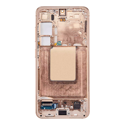 Service Pack - Battery and OLED Assembly With Frame Compatible for Samsung Galaxy S24 5G - Sandstone Orange
