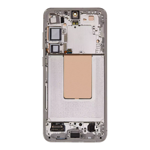 OLED Assembly With Frame Compatible for Samsung Galaxy S24 Plus 5G (Refurbished) - Amber Yellow