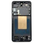 Service Pack - Battery and OLED Assembly With Frame Compatible for Samsung Galaxy S24 Plus 5G - Onyx Black