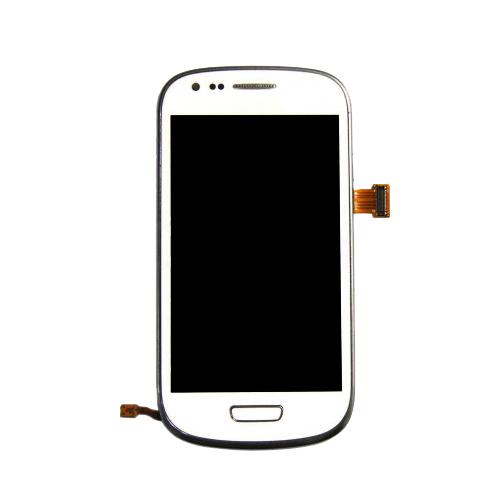 OLED Assembly With Frame Compatible for Samsung Galaxy S3 Mini (Refurbished) - White