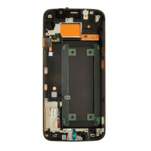 OLED Assembly With Frame Compatible for Samsung Galaxy S6 Edge (Refurbished) - White