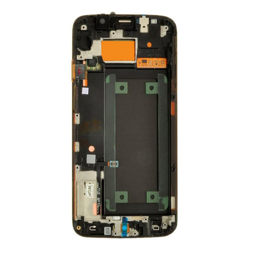 OLED Assembly With Frame Compatible for Samsung Galaxy S6 Edge (Refurbished) - White