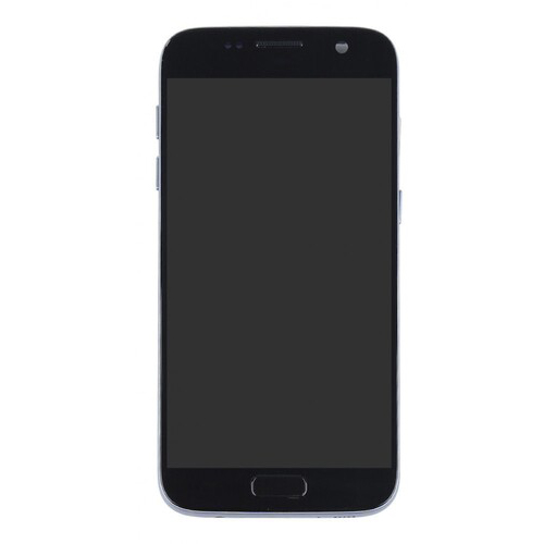 OLED Assembly With Frame Compatible for Samsung Galaxy S7 (Refurbished) - Black Onyx