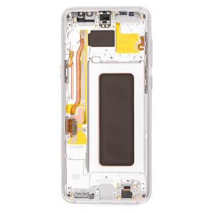 OLED Assembly With Frame Compatible for Samsung Galaxy S8 Plus (Refurbished) - Arctic Silver