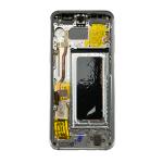 OLED Assembly With Frame Compatible for Samsung Galaxy S8 (Refurbished) - Arctic Silver