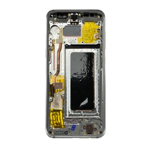 OLED Assembly With Frame Compatible for Samsung Galaxy S8 (Refurbished) - Arctic Silver